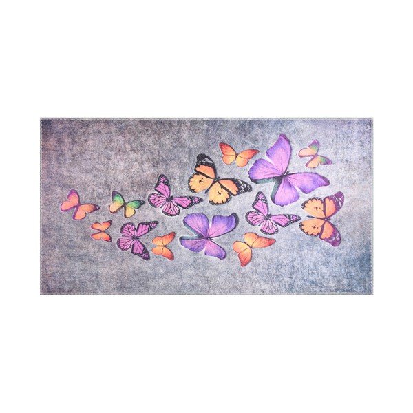 Odolný koberec Vitaus Butterfly Madness, 80 x 120 cm-image-1