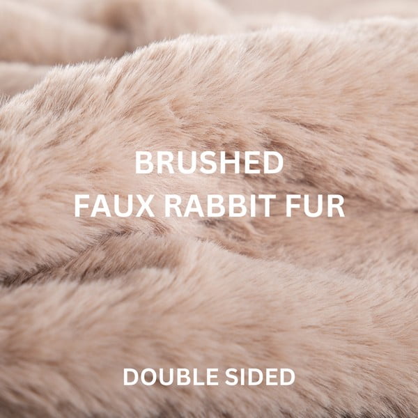 Šedá deka z umělé kožešiny 150x200 cm Ruby – Tiseco Home Studio-image-4