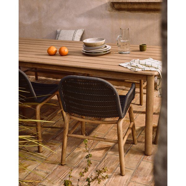 Tmavě šedá zahradní židle Alipa – Kave Home-image-2