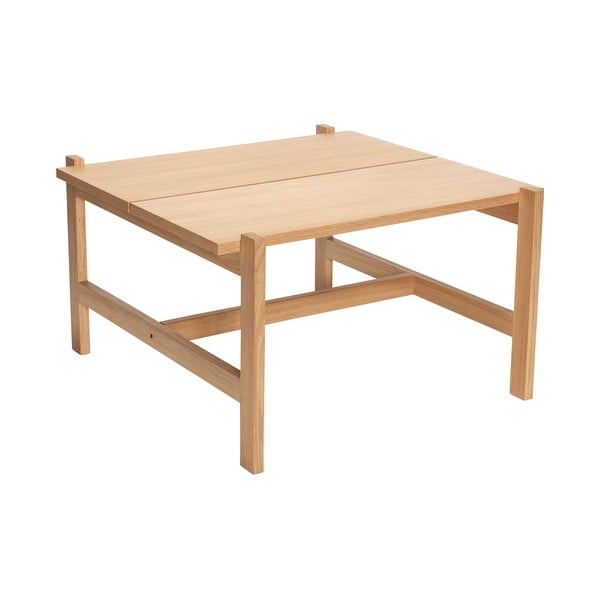 Konferenční stolek s deskou v dubovém dekoru v přírodní barvě 80x80 cm Dash – Hübsch-image-2