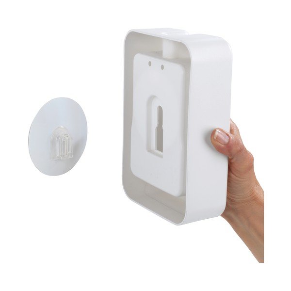 Bílý nástěnný WC kartáč Wenko Osimo-image-4