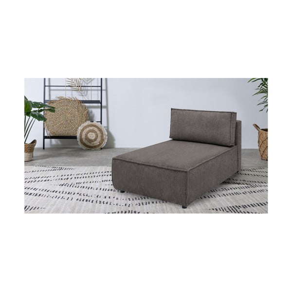 Světle hnědý variabilní manšestrový modul pohovky Nihad modular – Bobochic Paris-image-1