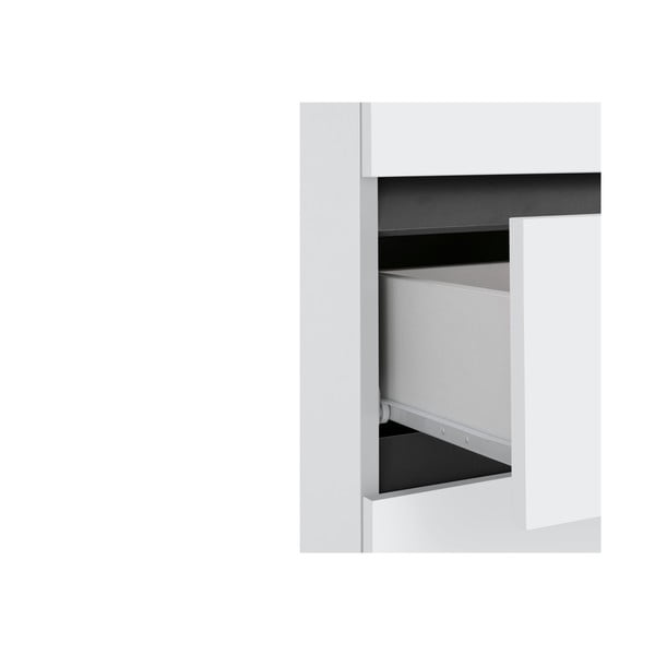 Bílá koupelnová skříňka Støraa Wisla, 38 x 130 cm-image-4