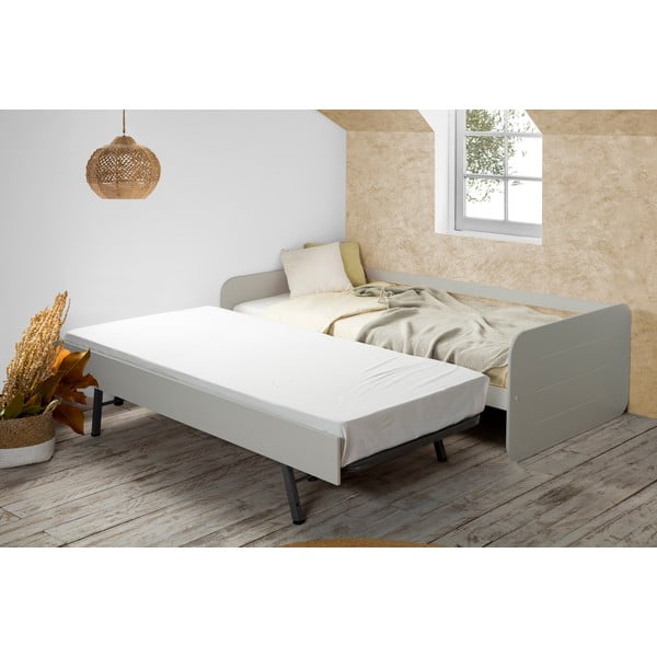 Šedá dětská postel s výsuvným lůžkem Marckeric Redona, 90 x 190 cm-image-1