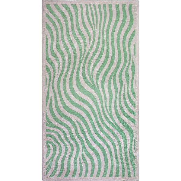 Zelený pratelný běhoun 80x200 cm Green Zebra – Vitaus