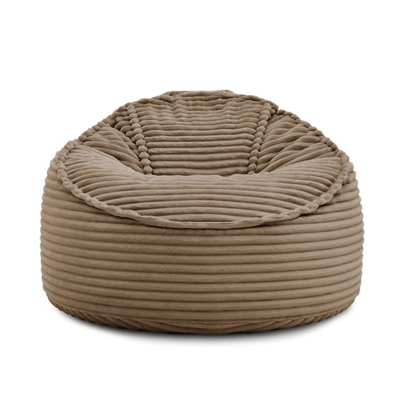 Hnědý manšestrový sedací vak Socrate – Bobochic Paris