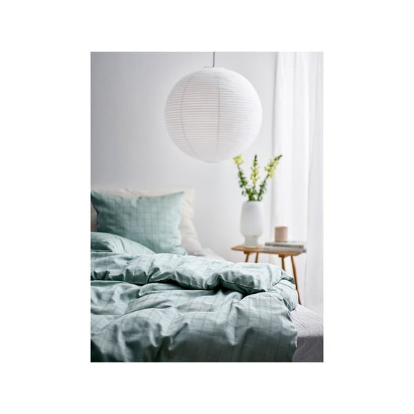 Světle zelené damaškové povlečení na jednolůžko 140x200 cm Clear – Södahl-image-3