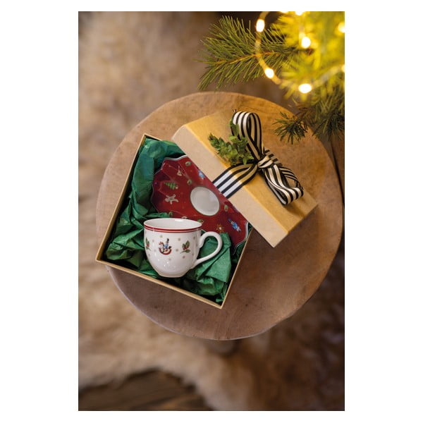 Bílý porcelánový hrnek s vánočním motivem Villeroy & Boch-image-1