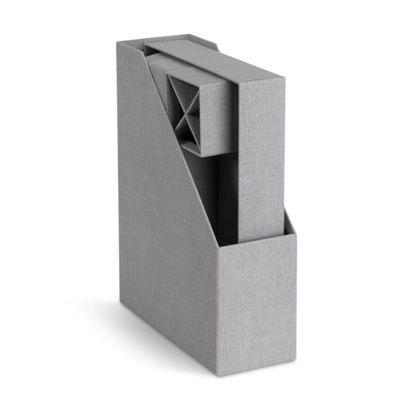 Kartonové organizéry v sadě 4 ks Hugo Canvas Paper Laminate – Bigso-image-2