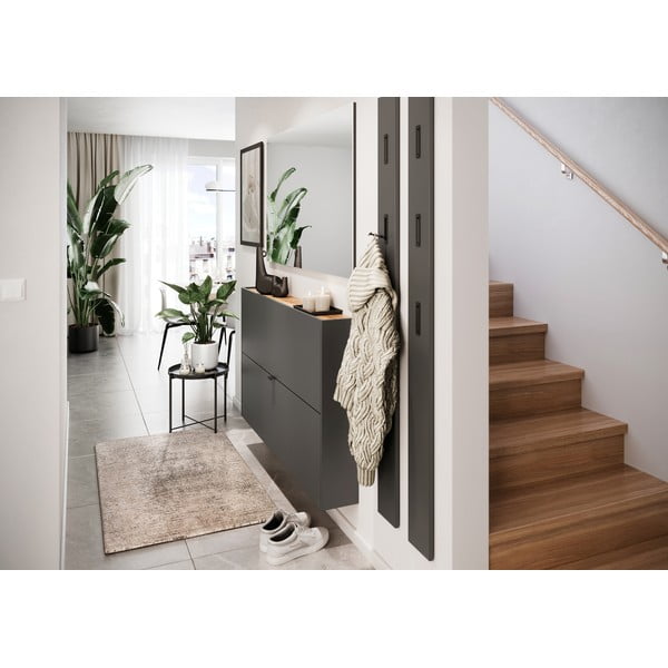 Antracitový výklopný botník Ameca – Germania-image-3