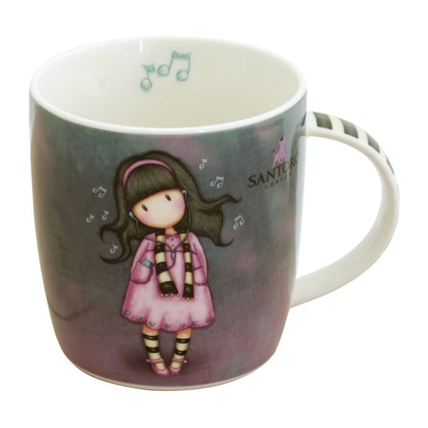 Hrnek z kostního porcelánu Santoro London Gorjuss Little Song, 330 ml-image-2
