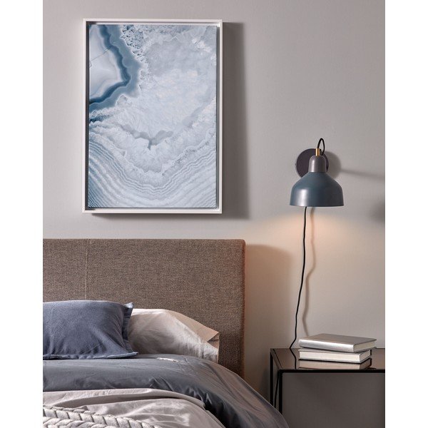 Nástěnné svítidlo v petrolejové barvě Olimpia – Kave Home-image-1