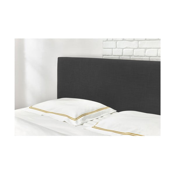 Tmavě šedá/přírodní dvoulůžková postel s roštem 160x200 cm Noa – Bobochic Paris-image-4