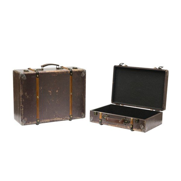 Sada 2 úložných boxů Novita Vintage-image-1