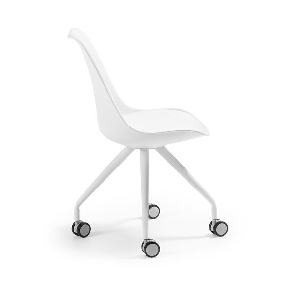 Bílá kancelářská židle Kave Home Lars-image-2