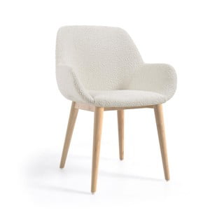 Bílá jídelní židle Konna – Kave Home
