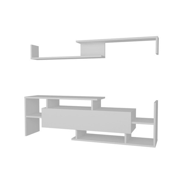 Bílá TV sestava 154x42 cm Dream – Kalune Design-image-1