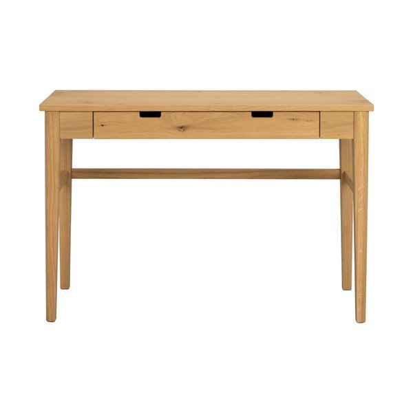 Konzolový stolek s deskou v dubovém dekoru v přírodní barvě 40x110 cm Garrison – Rowico-image-4