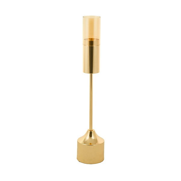 Svícen zlaté barvy Santiago Pons Luxy, výška 44 cm