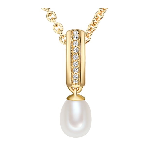 Náhrdelník s perlou Chakra Pearls Gold
