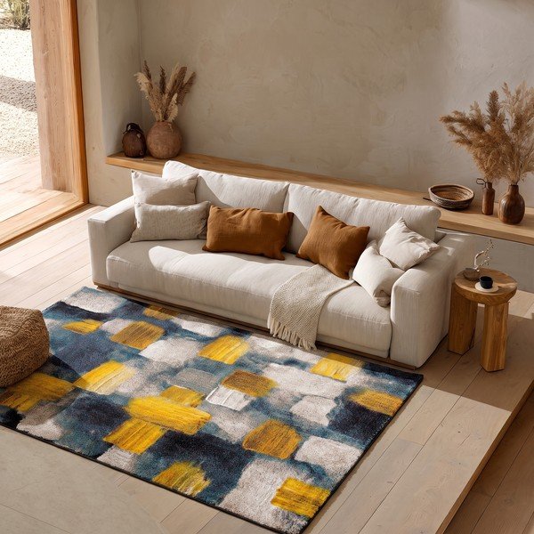 Modro-žlutý koberec Universal Lienzo, 160 x 230 cm-image-1