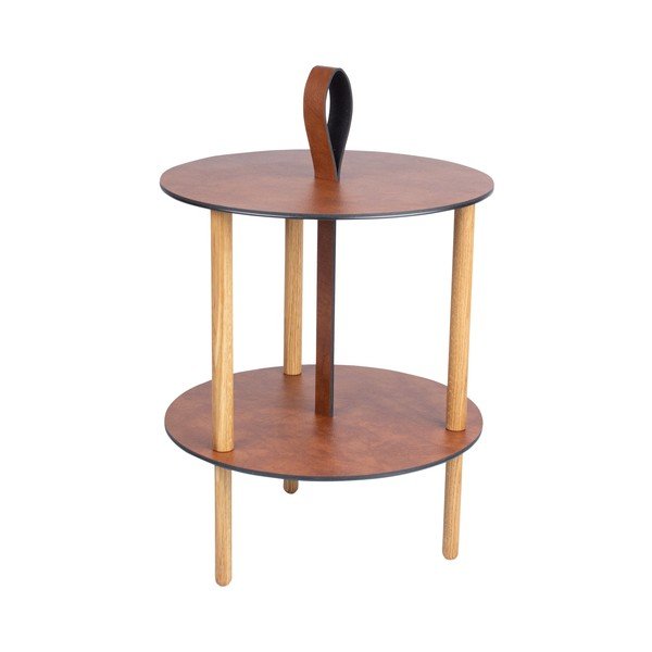 Kulatý odkládací stolek ø 38 cm Strap S Bull – LIND DNA