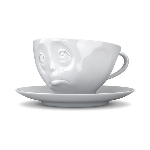 Bílý porcelánový šálek na kávu 58products Oh please, objem 200 ml-image-1