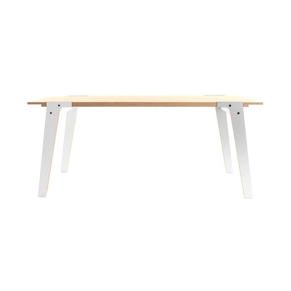Bílý jídelní/pracovní stůl rform Switch, deska 180x78 cm