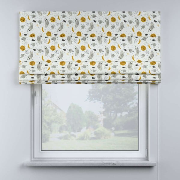 Žluto-bílá dětská roleta 170x100 cm Magic - Yellow Tipi-image-1