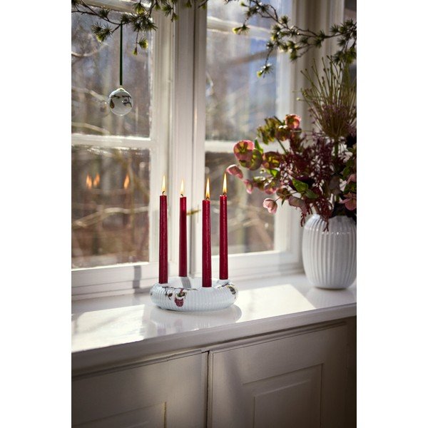 Porcelánový adventní svícen s vánočním motivem Hammershøi Christmas – Kähler Design-image-2