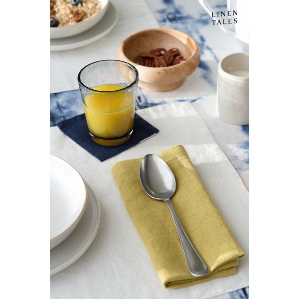 Bílé lněné prostírání Linen Tales, 35 x 45 cm-image-3