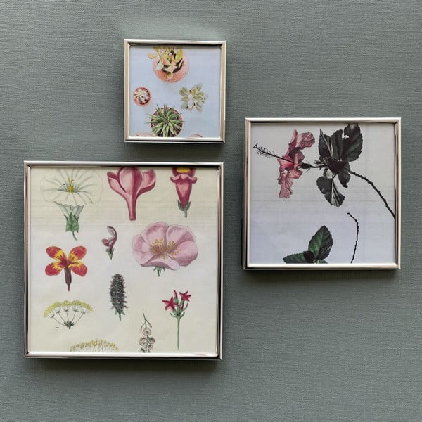 Kovový stojací/na zeď rámeček ve stříbrné barvě 16x16 cm Sweet Memory – Zilverstad-image-3