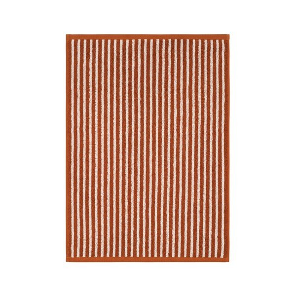 Koňakově hnědý/krémový bavlněný ručník 50x70 cm Dixie – Jotex