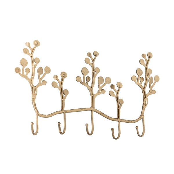 Kovový nástěnný věšák ve zlaté barvě 57 cm Padova – Bloomingville-image-3