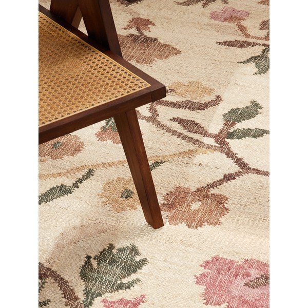 Krémový ručně tkaný jutový koberec 200x300 cm Roya Violette – Elle Decoration-image-2