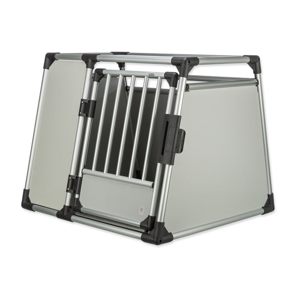 Přepravka pro domácího mazlíčka ve stříbrné barvě 75x94 cm Trixie L–XL – Plaček Pet Products