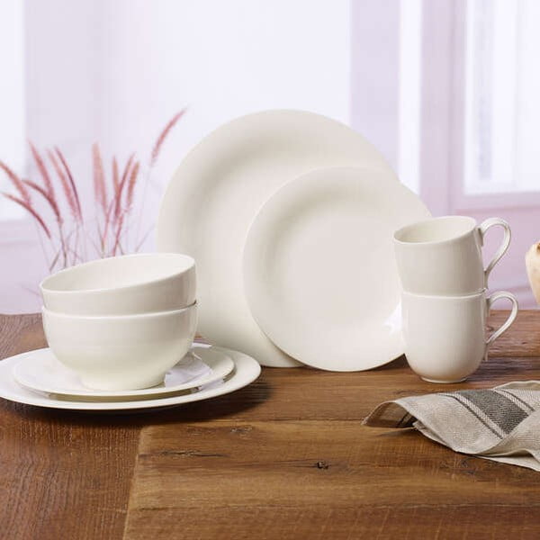 8dílný set bílého porcelánového nádobí Villeroy & Boch New Cottage-image-2