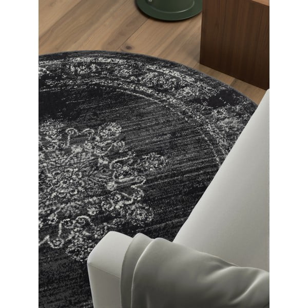 Šedý kulatý koberec ø 160 cm Gloria Lydia – Hanse Home-image-2