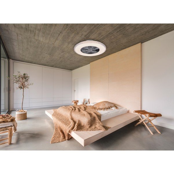 LED stropní svítidlo ve stříbrné barvě Harstad – Reality-image-2