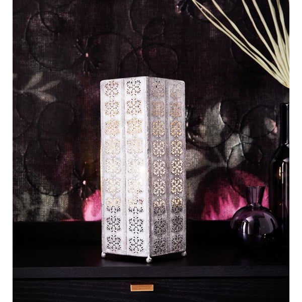 Šedá stolní lampa Markslöjd Agra, výška 33,5 cm-image-2