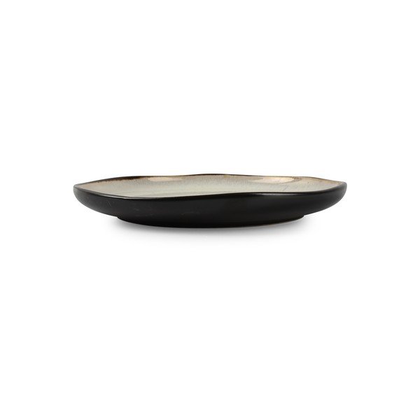 Černý/béžový dezertní  talíř z kameniny ø 21,5 cm Lunar – Salt&Pepper-image-3