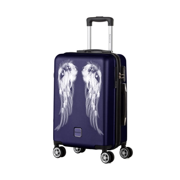 Tmavě modrý cestovní kufr Berenice Wings, 44 l