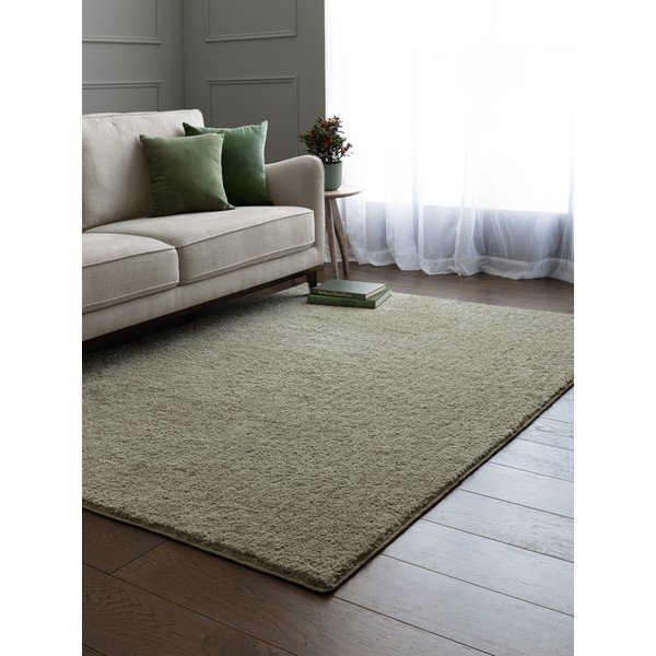 Zelený pratelný koberec 80x150 cm Super Snug – Asiatic Carpets-image-1