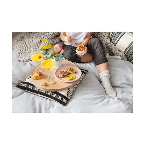 Bílo-růžový porcelánový talíř Villeroy & Boch Blossom, ⌀ 24 cm-image-3