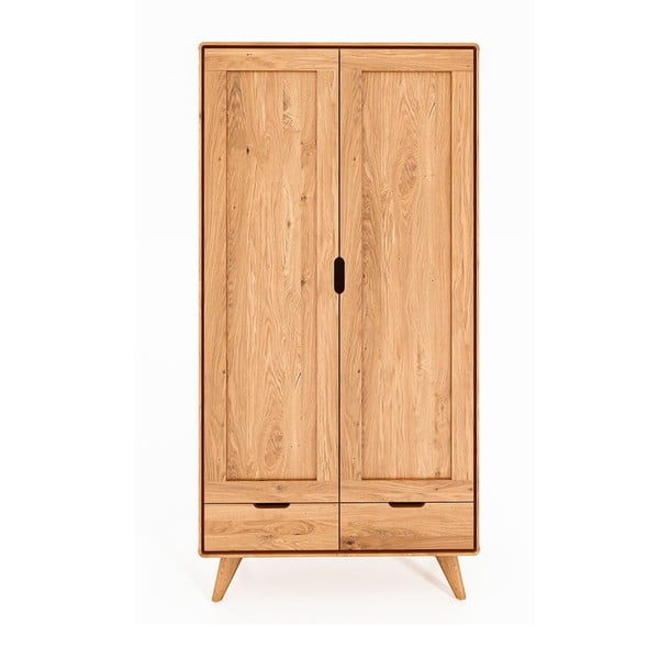 Šatní skříň z dubového dřeva 90x180 cm Greg - The Beds-image-1