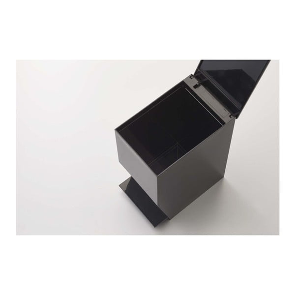 Černý nášlapný plastový odpadkový koš 3,9 l Tower – YAMAZAKI-image-2