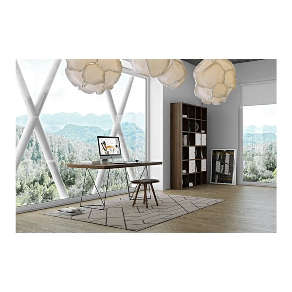 Pracovní stůl s kovovými nohami TemaHome Multi, 160 x 90 cm-image-4