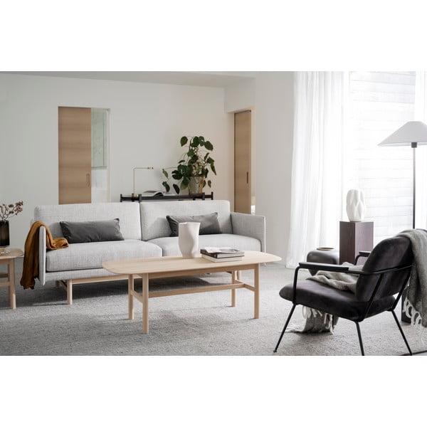 Světle šedý vlněný koberec 340x240 cm Auckland - Rowico-image-4