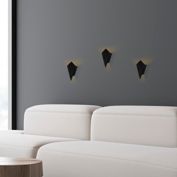 Černé nástěnné svítidlo Cut – Opviq lights-image-1