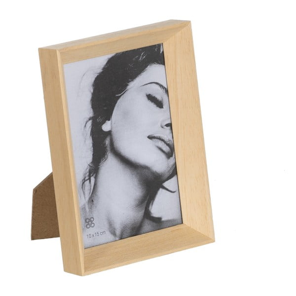 Dřevěný stojací rámeček v přírodní barvě 12x17 cm – Ixia